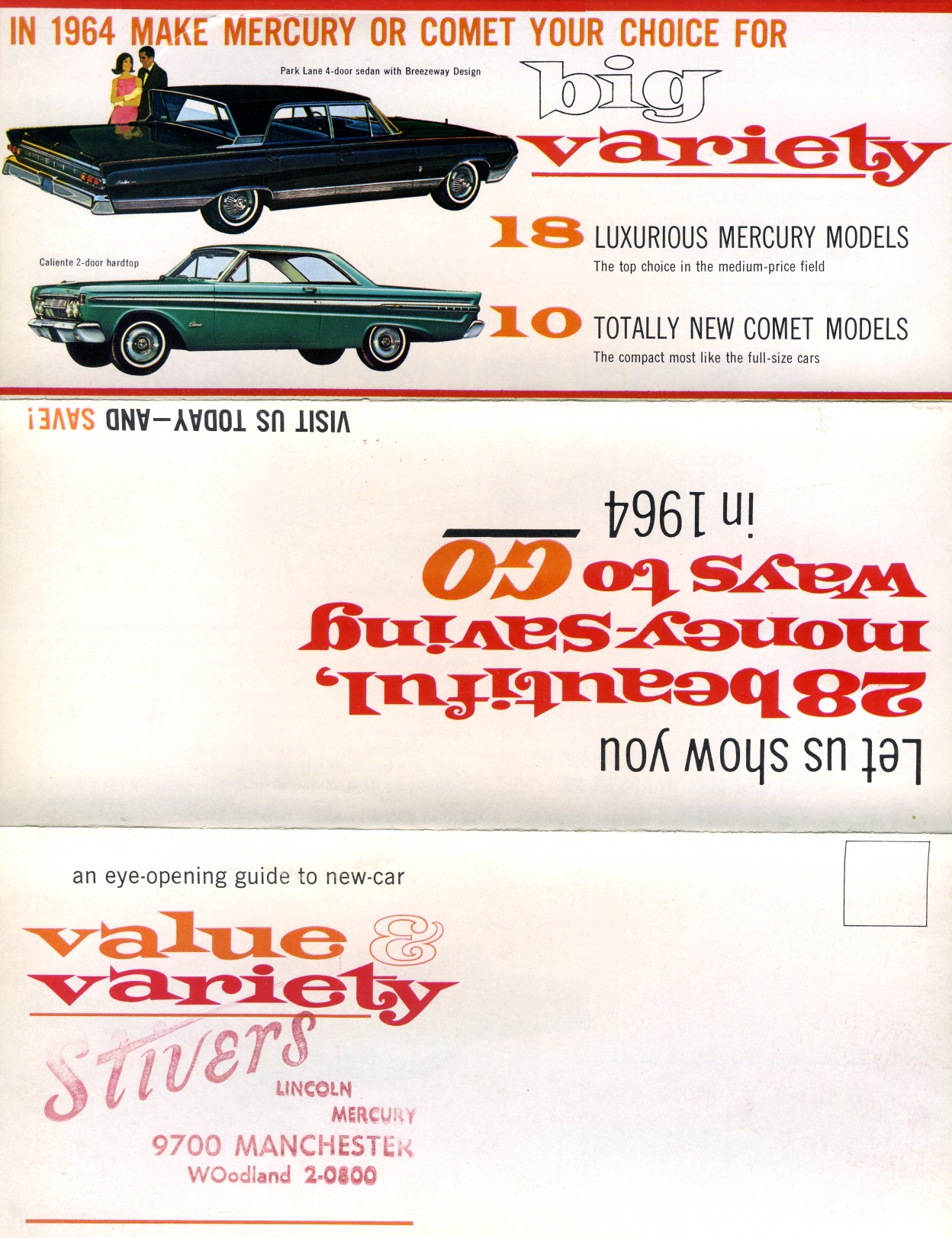 1964 Mercury Range Foldout Page 2